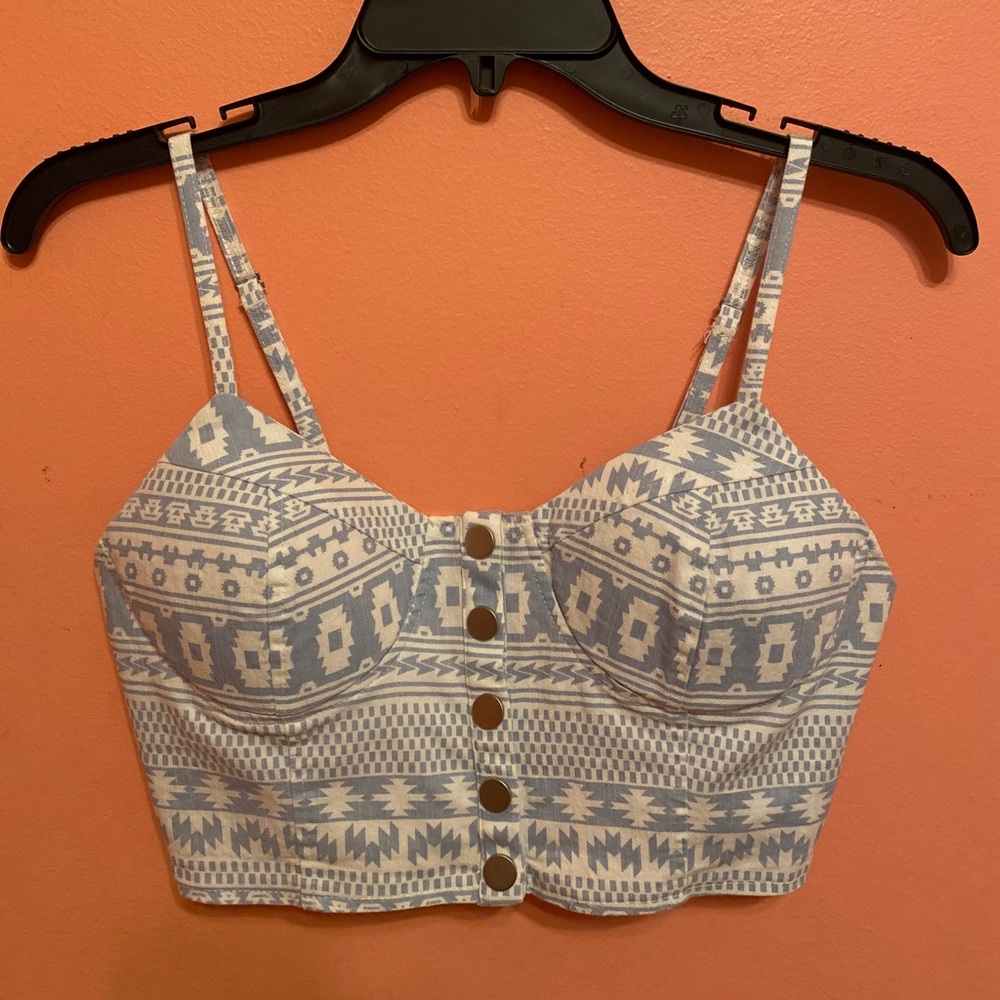 Patterned crop top